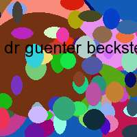 dr guenter beckstein